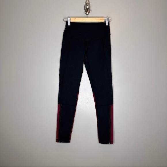 Zella gossip zipper ankle 7/8 tights - Picture 2 of 7